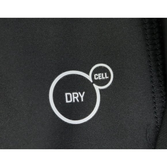 Puma Dry Cell Leggings Sz XS - Black and Silver Foil w/ Inside Pocket - Picture 6 of 9